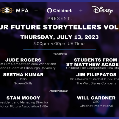 Fostering the Next Generation of Storytellers: Childnet, Disney and MPA Host the 3rd Edition of “Our Future Storytellers” Event